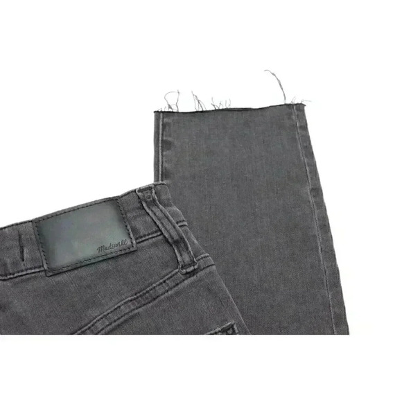 NWT Madewell Jeans Size 24 Curvy High Rise Skinny Gray Distressed Denim - Picture 14 of 16